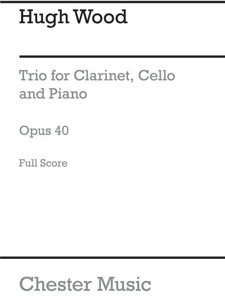 Trio For Clarinet, Cello And Piano Op.40